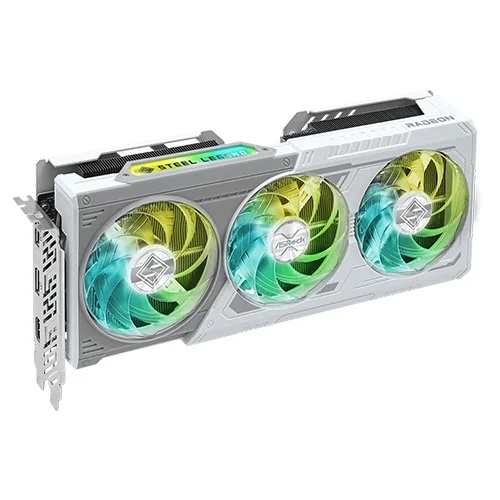 【美品】ASRock RX 9060 XT SL 16GB 3連ファン 白色 Buy Asrock RX9060XT Steel Legend OC GPU